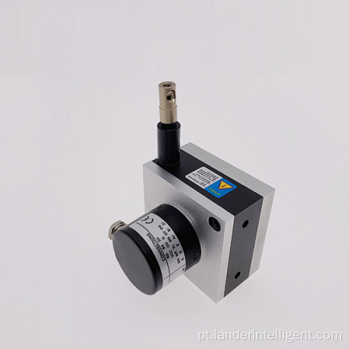 sensor de cabo de aço com potenciômetro de deslocamento linear de tração